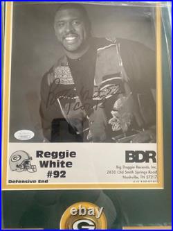 Reggie White Signed & Inscribed 8x10 Photograph Autograph Beckett Certified