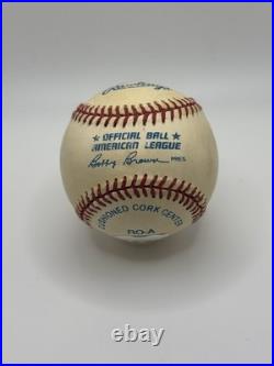 Rev. Jesse Jackson Signed ROAL Baseball Autographed JSA COA Inscribed Peace