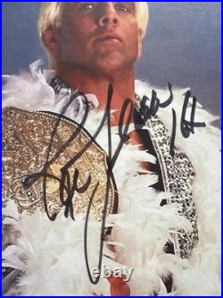 Ric Flair WWE WCW TNA Signed & Inscribed 8x10 PHOTO with JSA COA