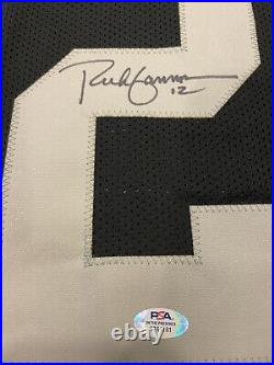Rich Gannon Autograph/Signed & Inscribed Oakland Raiders Custom Black Jersey PSA