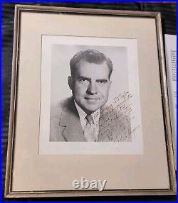 Richard Nixon Inscribed/Signed Framed Photo To Ambassador Henry J. Taylor