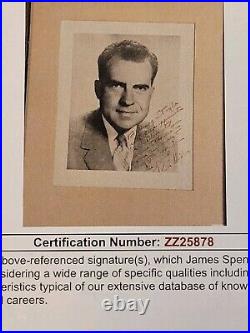 Richard Nixon Inscribed/Signed Framed Photo To Ambassador Henry J. Taylor