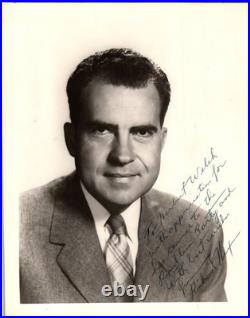 Richard Nixon Signed Inscribed Photo Autograph Political