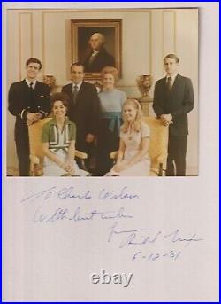 Richard Nixon inscribed and signed photo