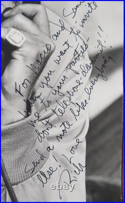 Rick Jason Signed & Inscribed 11x14 Photo Actor'Combat' TV Series