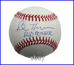 Rob Thomson Autographed/Inscribed RED OCTOBER OML Baseball Phillies JSA