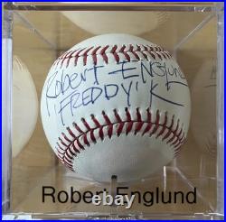 Robert Englund Signed Autographed Baseball Inscribed Freddy K Freddy Krueger