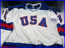 Robert O'Neill Signed Inscribed Never Quit! Custom USA Miracle Jersey PSA/DNA
