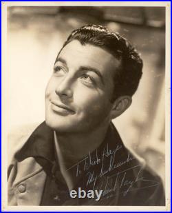 Robert Taylor Autographed Inscribed Photograph