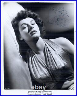 Ruth Roman Autographed Inscribed Photograph