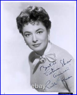 Ruth Roman Autographed Inscribed Photograph