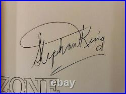 SIGNED 1979 Stephen King THE DEAD ZONE Hardcover Book DJ First BCE Autographed