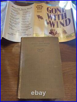 SIGNED Gone with the Wind MAY 1936 1st Printing First Edition Autograph DJ RARE