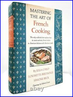 SIGNED Mastering the Art of French Cooking FIRST EDITION Julia CHILD 1961