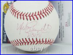 SIGNED Mike Schmidt 7-30-95 Inscribed HOF Autographed Baseball JSA
