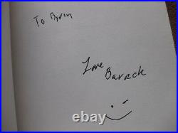 SIGNED THE AUDACITY OF HOPE by President Barack Obama 1st PB 2006- inscribed