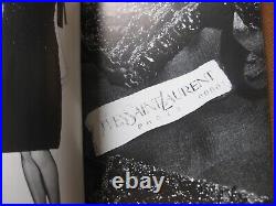 SIGNED YVES SAINT LAURENT Metropolitan Museum 1st PB 1983 fashion art