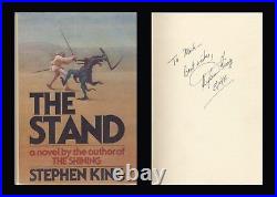 STEPHEN KING Autographed Inscribed Signed Book THE STAND 1st Edition