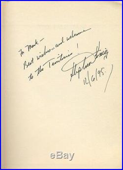 STEPHEN KING Autographed Inscribed Signed Book The Talisman