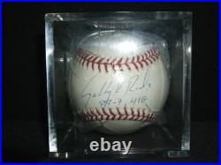 Sally Ride Autographed Baseball PSA/DNA/COA #D30338 NM/MT (2 Missions Inscribed)