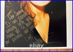 Salma Hayek Signed & Inscribed to Her Makeup Artist 8x10 Color Photo JSA Cert