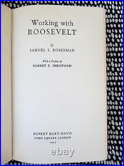 Samuel Rosenman Roosevelt Speech Writer & Special Counsel Signed & Inscribed