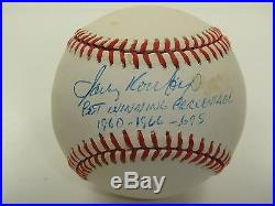 Sandy Koufax Psa/dna Signed And Inscribed Baseball Autographed, One Of A Kind