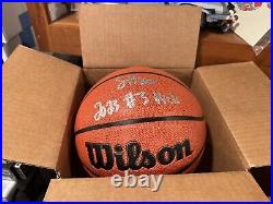 Scoot Henderson Wilson Basketball Autographed Silver Ink INSCRIBED Fanatics Auth
