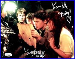 Sean Astin and Kerri Green autographed signed inscribed 8x10 photo Goonies JSA