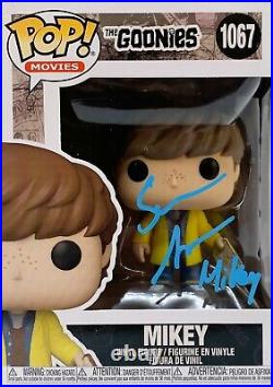 Sean Astin autographed signed inscribed Funko Pop #1067 The Goonies JSA Witness