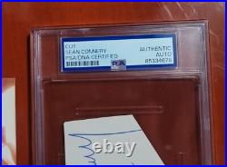 Sean Connery Rare 007 Inscribed Signed Autographed Cut PSA COA Encapsulated