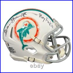 Sean Young autographed inscribed mini helmet Ace Ventura JSA Miami Dolphins