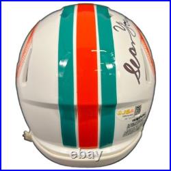 Sean Young autographed inscribed mini helmet Ace Ventura JSA Miami Dolphins
