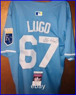 Seth Lugo Signed Autographed Kansas City Royals XL Jersey Inscribed Jsa Coa Rare