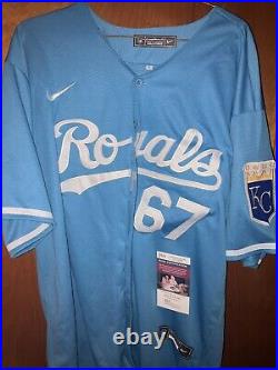 Seth Lugo Signed Autographed Kansas City Royals XL Jersey Inscribed Jsa Coa Rare