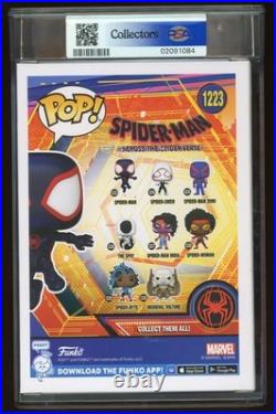 Shameik Moore Signed Inscribed Autograph Spider-Man Funko Pop 1223 PSA Authentic