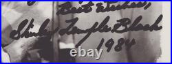 Shirley Temple Autographed Inscribed Photograph 1984