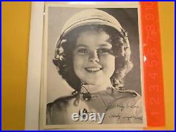 Shirley Temple Autographed Inscribed Signed Photo See All Pictures Fast Ship