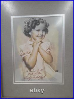 Shirley Temple Black Inscribed Signed Autograph 8 x 10 Photo Best Wishes 1995