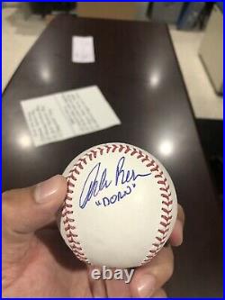 Signed Baseball Inscribed with Charlie Sheen, Tom Berenger, Corbin Bernsen PSA