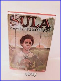 Signed Book Toni Morrison Sula First Edition Autographed & Inscribed