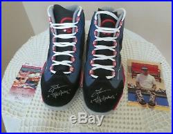 Signed & Inscribed ALLEN IVERSON The Answer Reebok JSA COA Autographed 76ERS