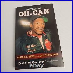 Signed Inscribed Dennis Oil Can Boyd They Call Me Oil Can Red Sox Autograph