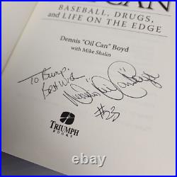 Signed Inscribed Dennis Oil Can Boyd They Call Me Oil Can Red Sox Autograph