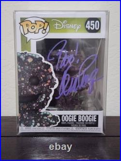 Signed KEN PAGE Ooogie Boogie Disney NBC Funko Inscribed Autograph OCCM COA