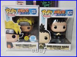 Signed MAILE FLANAGAN/TOM GIBIS Naruto/Shikamaru Inscribed Autograph SWAU + Pop