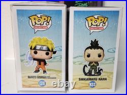 Signed MAILE FLANAGAN/TOM GIBIS Naruto/Shikamaru Inscribed Autograph SWAU + Pop