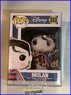 Signed Mulan FUNKO POP! Ming-Na Wen Autograph Disney INSCRIBED JSA & SWAU Authen
