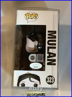 Signed Mulan FUNKO POP! Ming-Na Wen Autograph Disney INSCRIBED JSA & SWAU Authen