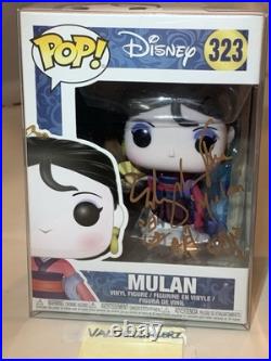 Signed Mulan FUNKO POP! Ming-Na Wen Autograph Disney INSCRIBED JSA & SWAU Authen
